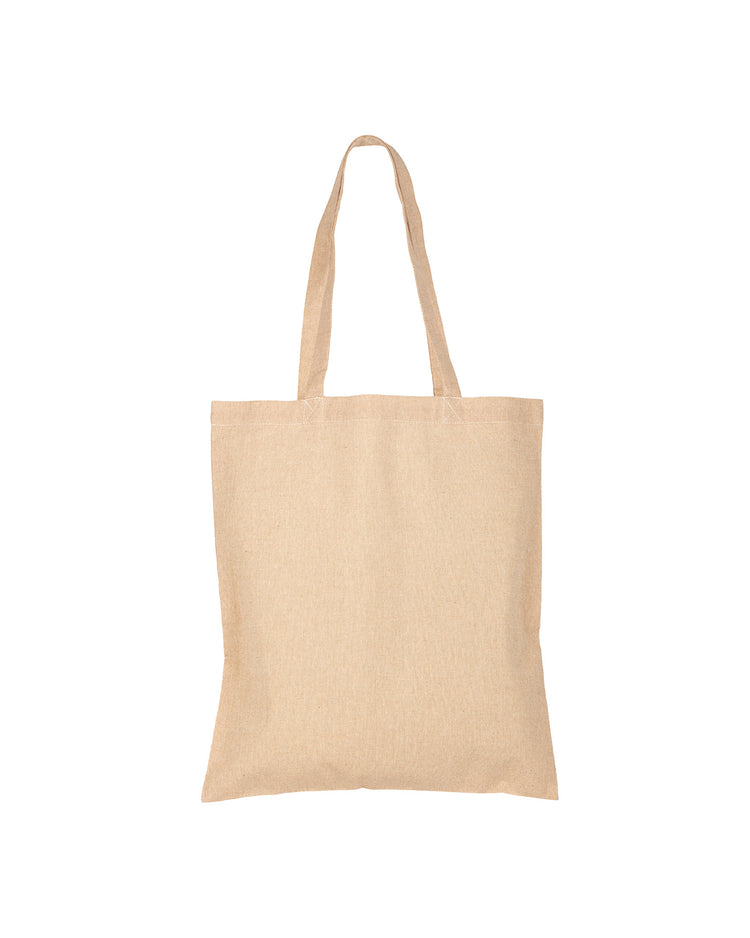 Beige tote bag on a white background