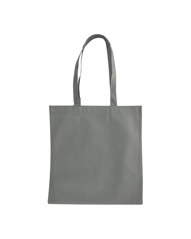 Gray tote bag on a white background