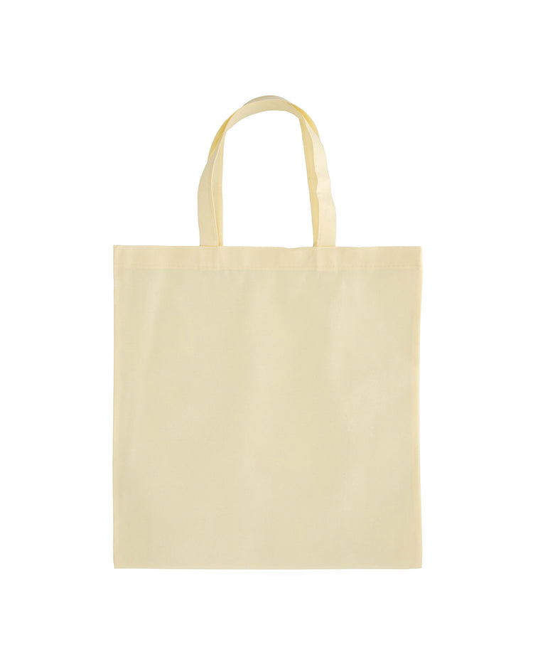 Beige tote bag on a white background