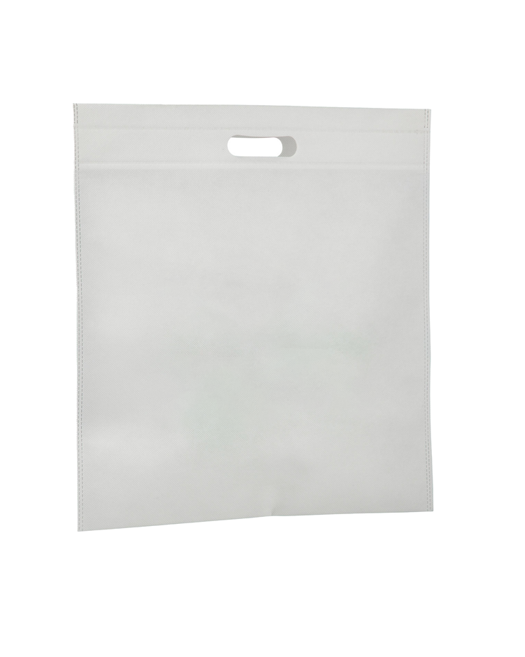 White document holder with a handle on a white background