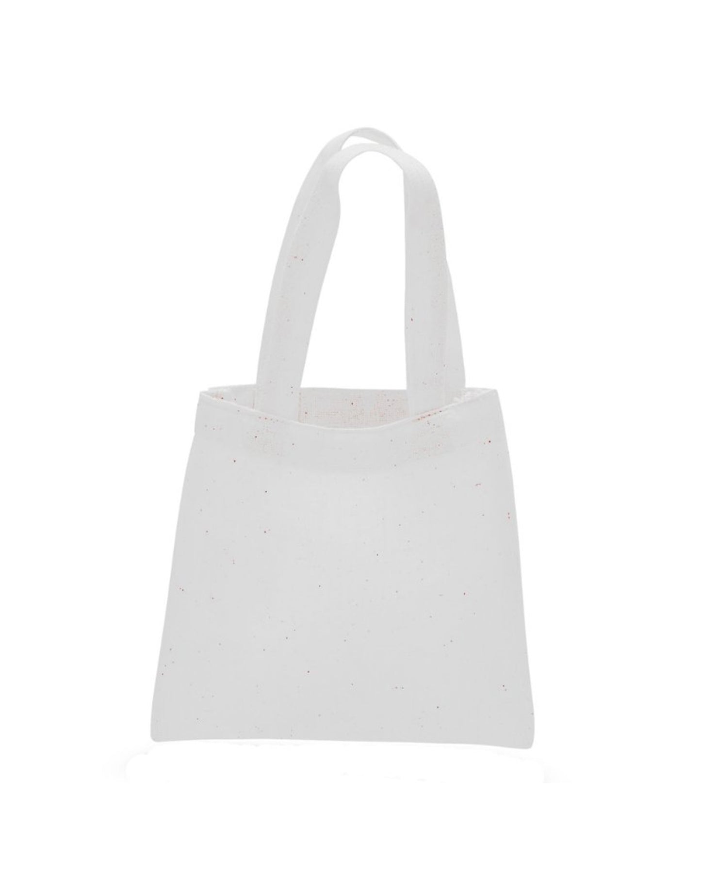 White tote bag on a white background