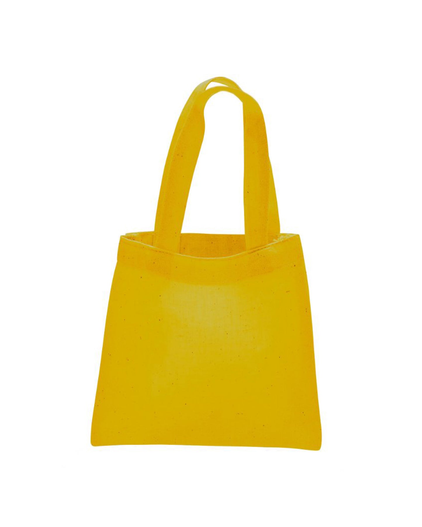 Yellow tote bag on a white background