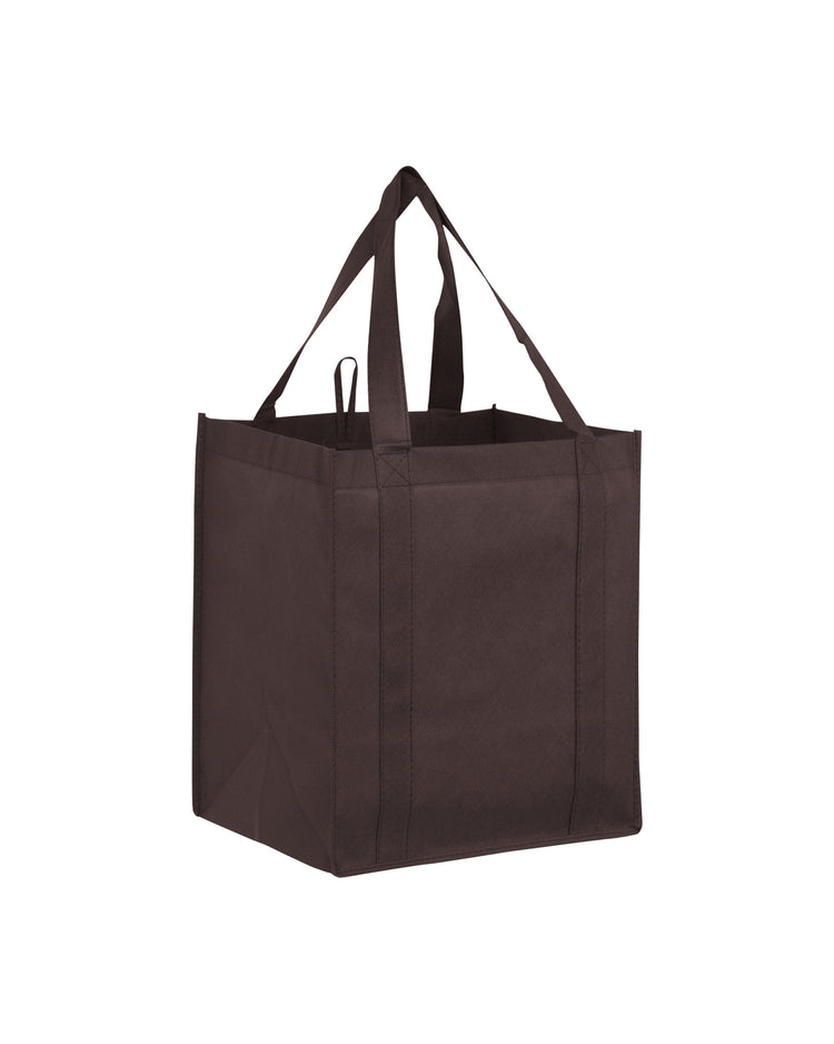 Black tote bag on a white background