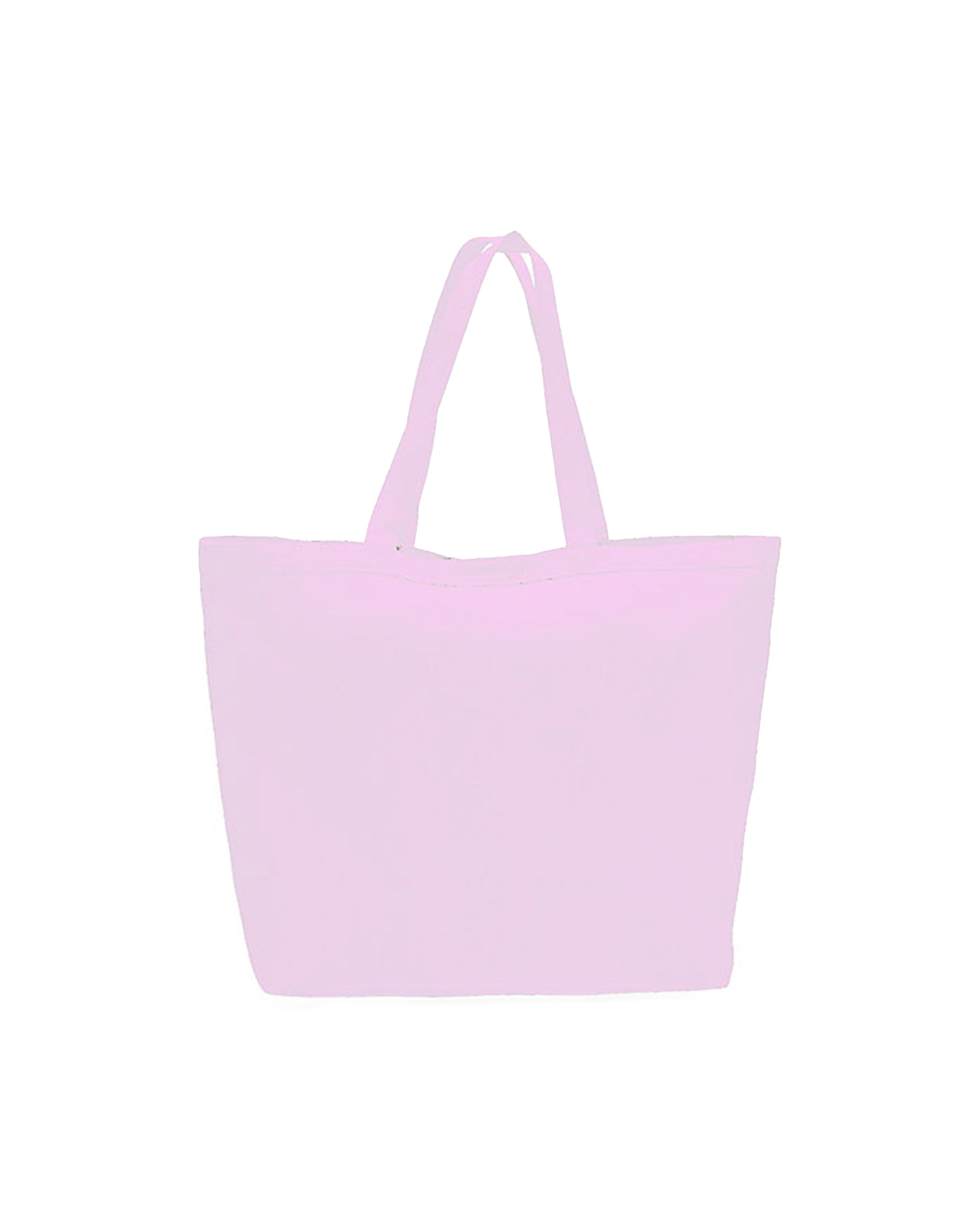 Light purple tote bag on a white background