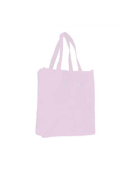Light purple tote bag on a white background