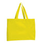 Yellow tote bag on a white background